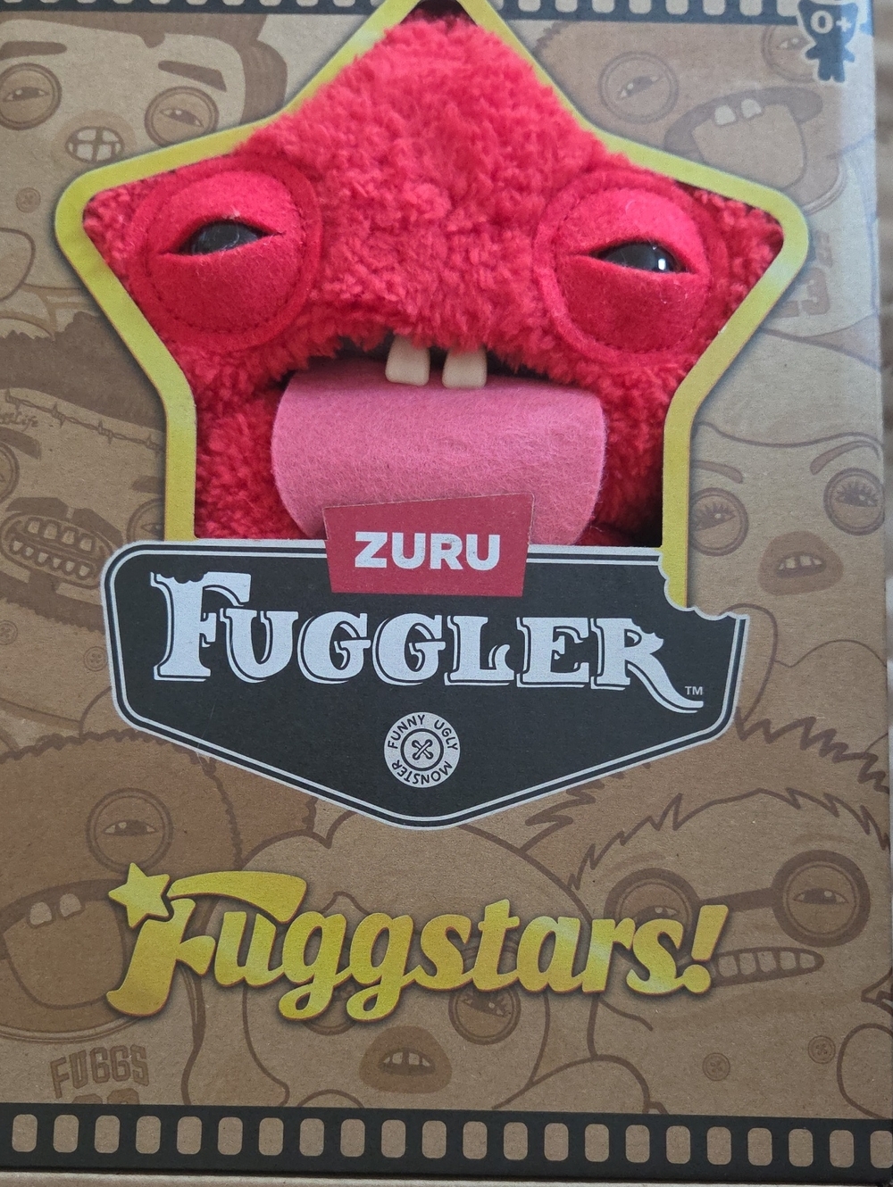 ZURU Fuggler Fuggstars! Red Plush Monster Toy - Playful Collectible